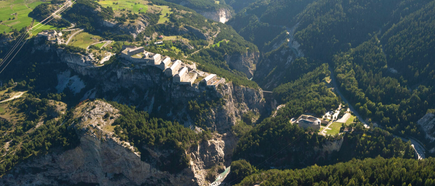 Esseillon Fortifications arial view.png