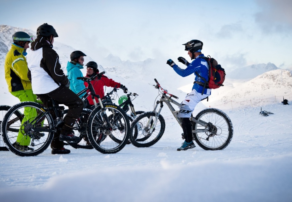 Les Sybelles Ski Resorts - Fat bike