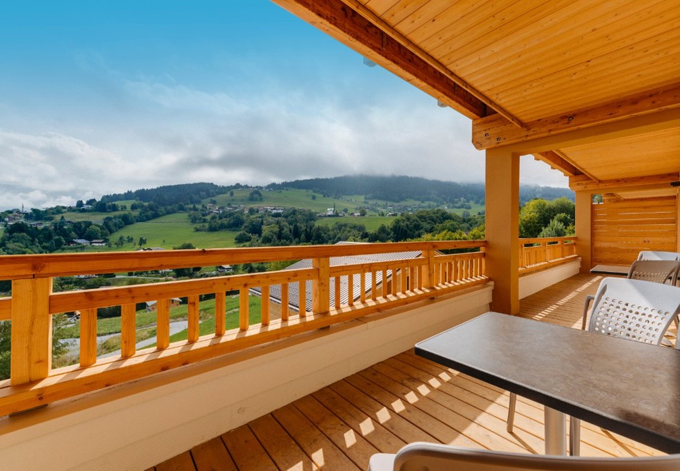 Les Fermes du Mont Blanc, Combloux (self catered apartments) - Balcony view