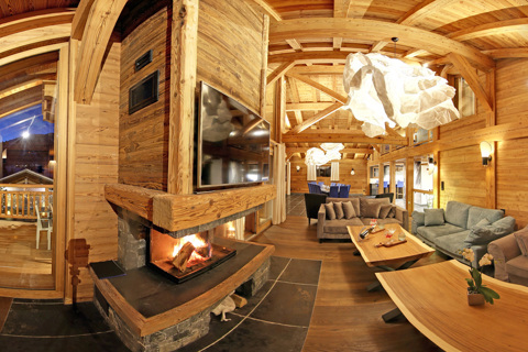 Chalet Delphine 7, Les Gets (self catered chalet) - Lounge/diner
