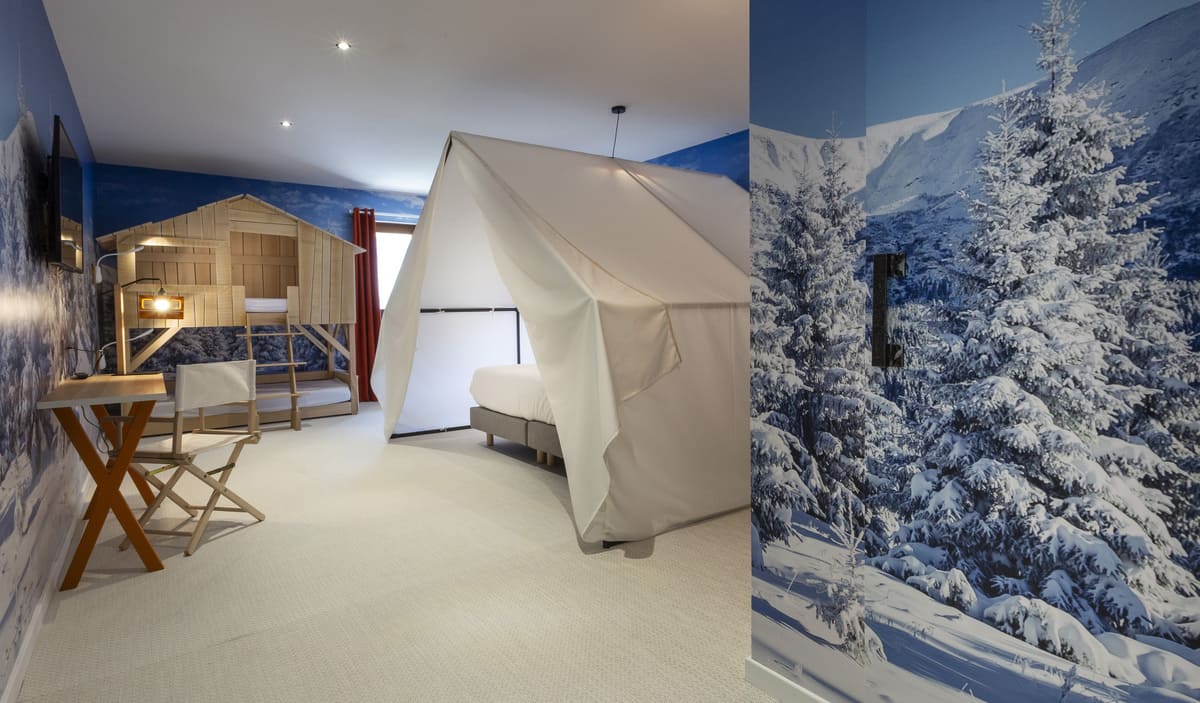 Base Camp Lodge, Bourg St Maurice (Hotel) - Tent room