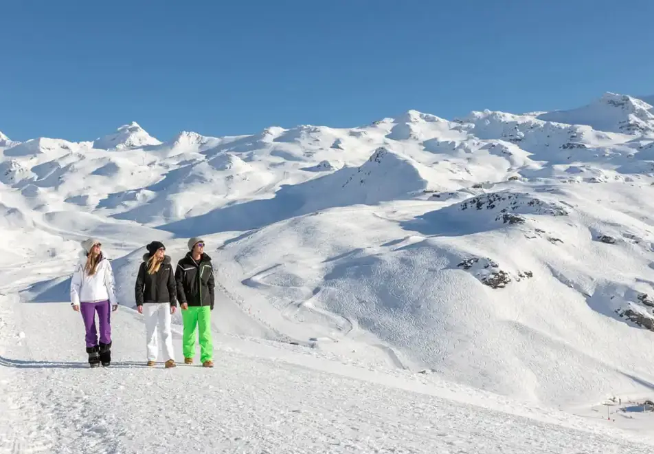 Val Thorens ski resort, 3 Valleys (France) - Walking in the mountains