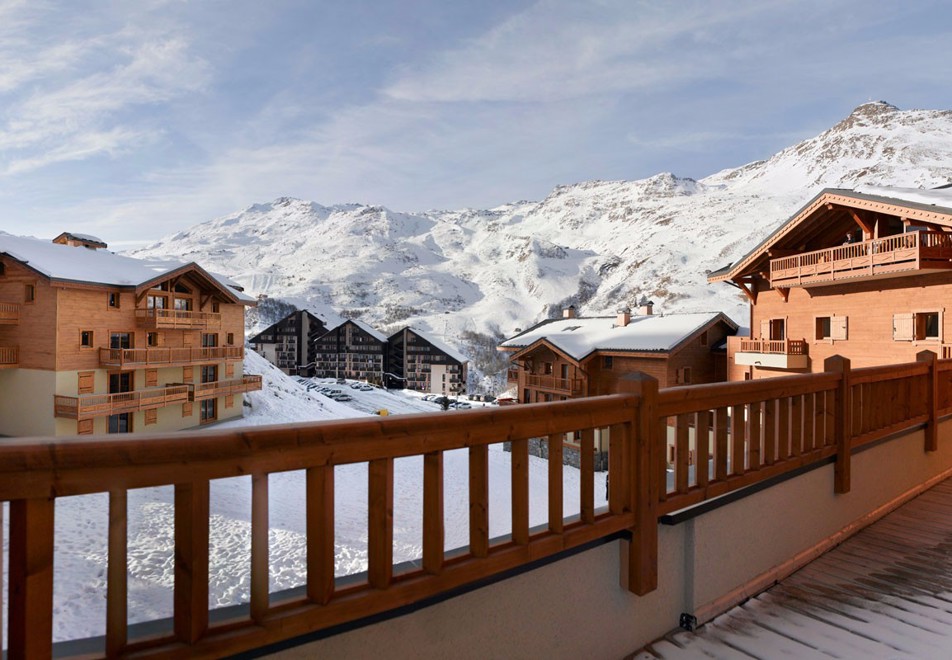 Les Clarines, Les Menuires (self catered apartments) - Balcony Views