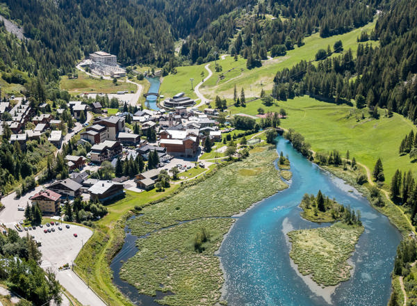 Tignes in Summer - Tignes les Brevieres village (©Andy Parant)