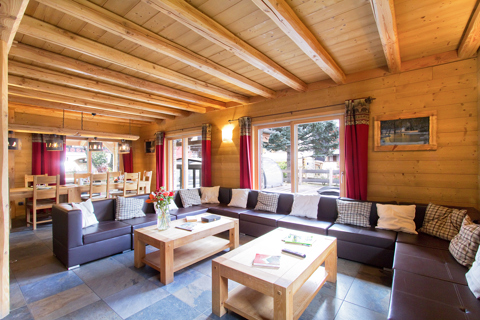 Fox Lodge, Les Deux Alpes (self catered chalet) - Large seating area