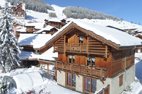 Wolf Lodge, Les Deux Alpes (self catered chalet) - Outdoor heated pool