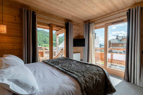 Chalet Blanc, Montgenevre (hotel) - Typical Superior room style