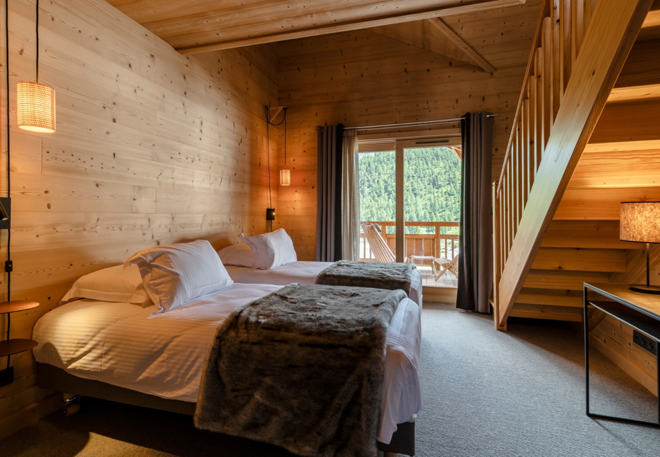 Chalet Blanc, Montgenevre (hotel) - Typical Superior junior suite style