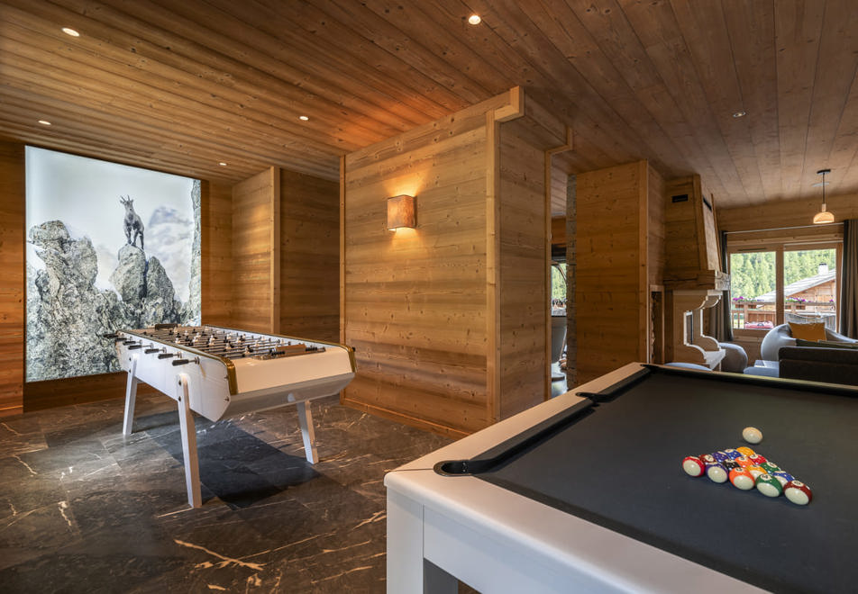 Chalet Blanc, Montgenevre (hotel) - Games area