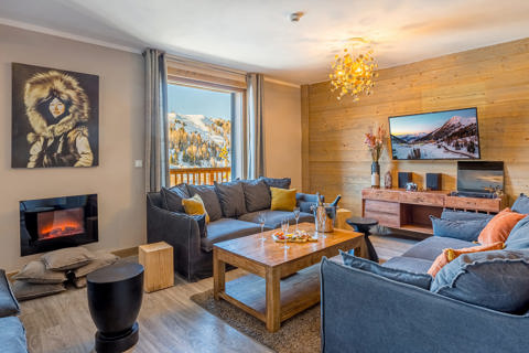 Carlina Chalets, Belle Plagne (part-catered chalets) - Typical chalet style