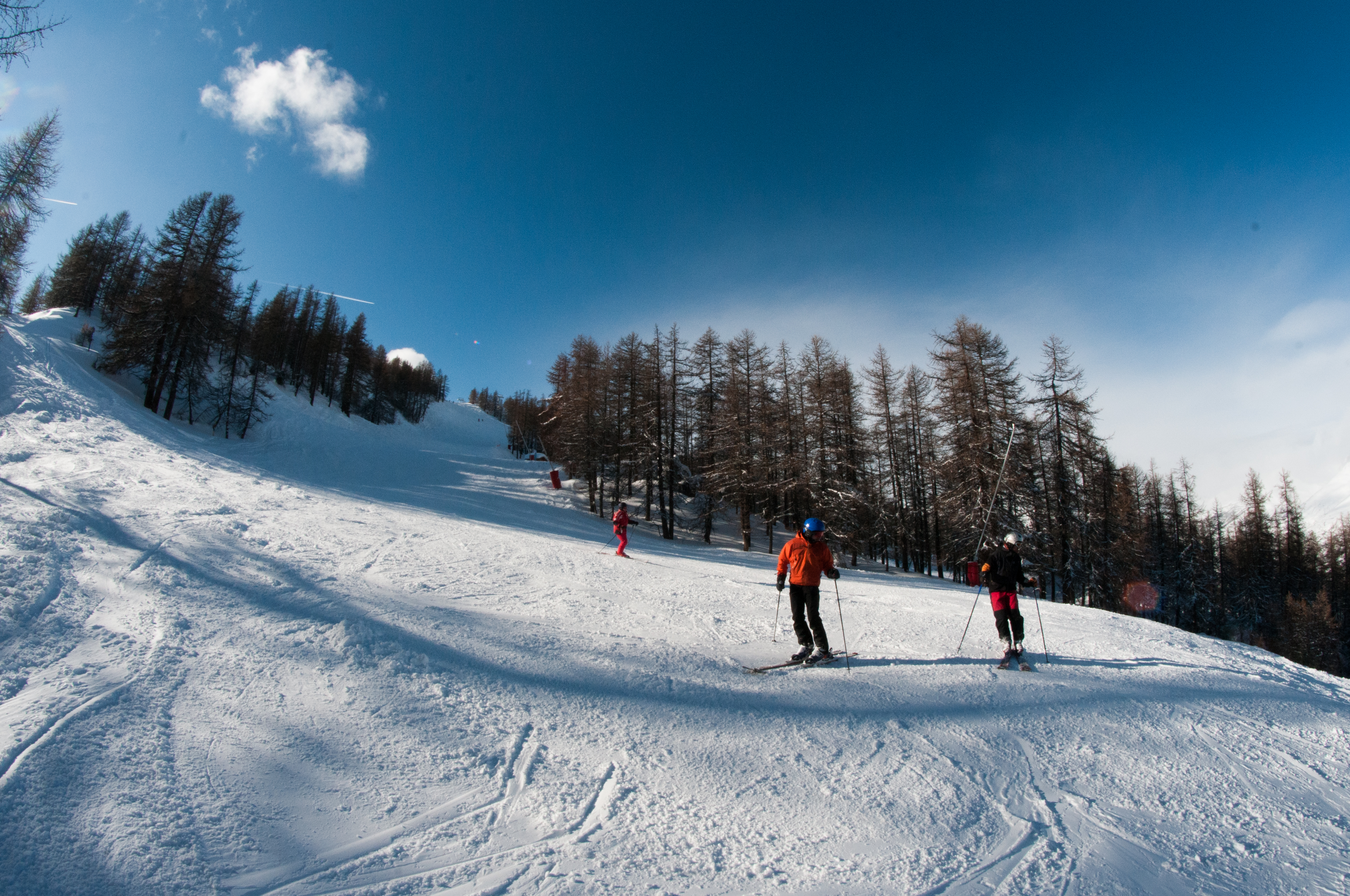 Skiing in Serre Chevalier © (Fabrice Moley)
