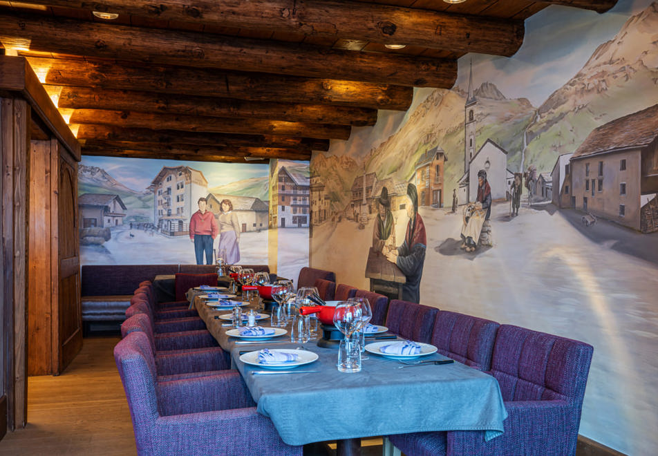 Les Campanules, Tignes le Lac (hotel) - Restaurant Le Chalet