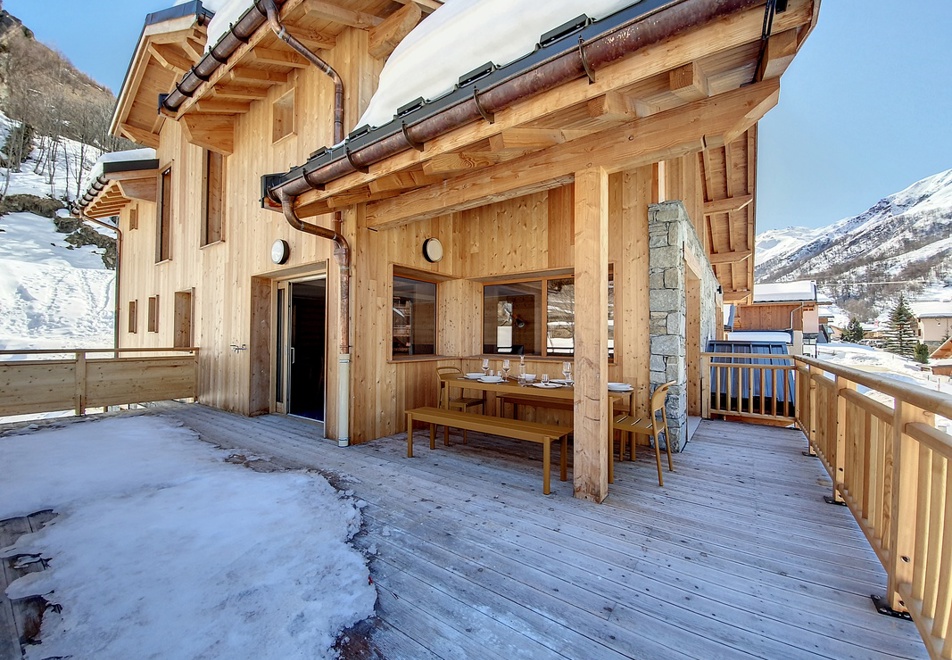 Chalet Rocher, Le Bettex (self catered chalet) - Terrace
