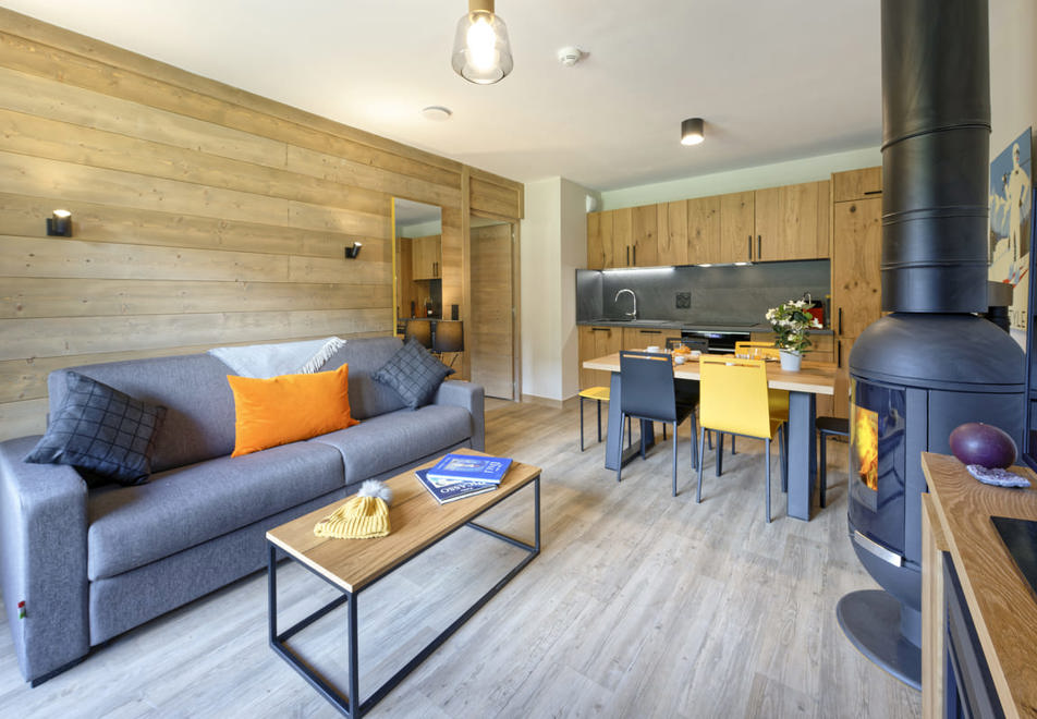 La Residence Club Samoens Village, Samoens (self catered apartments) - Typical 2 bed premium style apartment ©Clusesimages