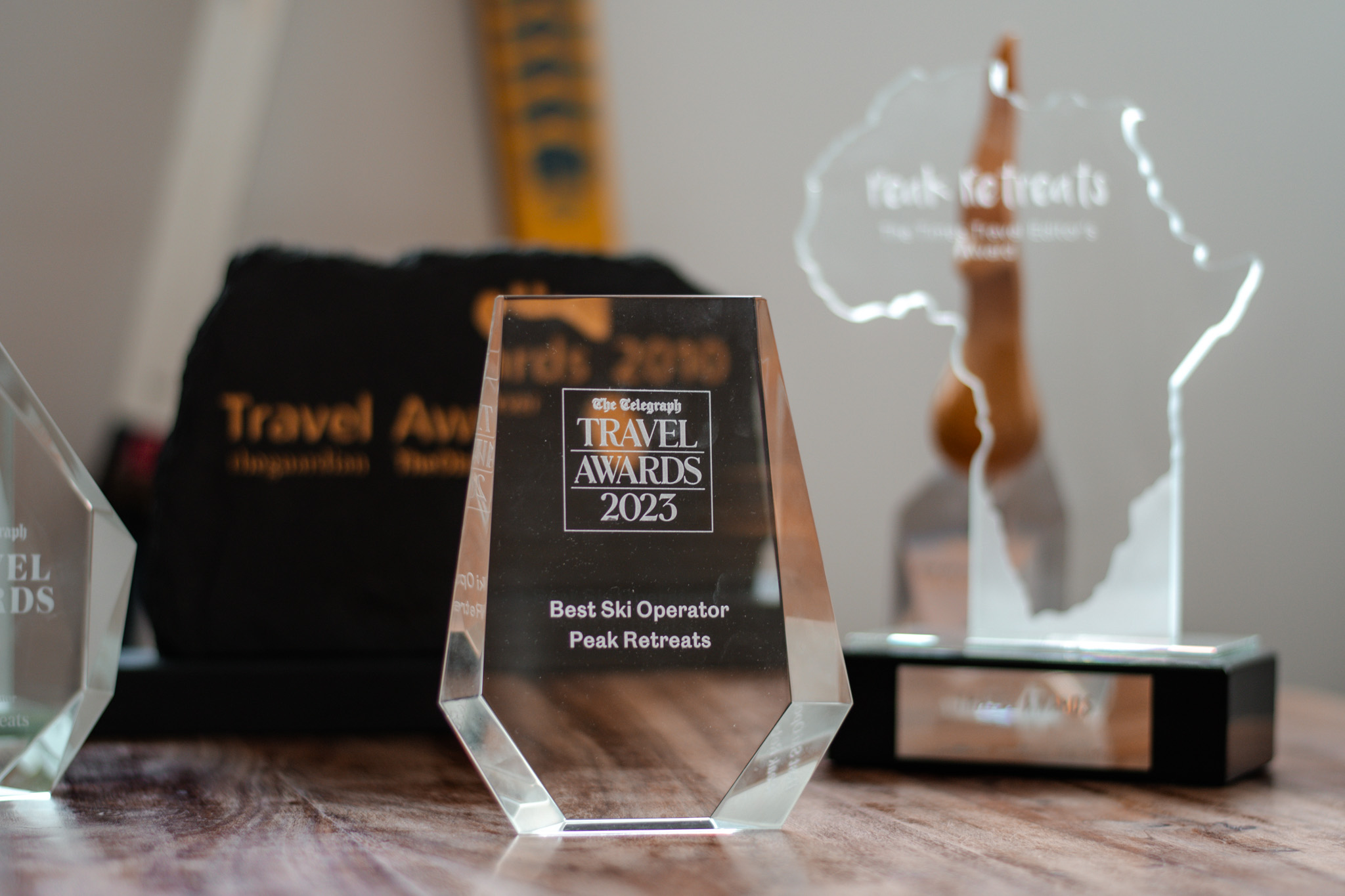 Peak Retreats awards including Telegraph Travel Awards 2023: Best Ski operator