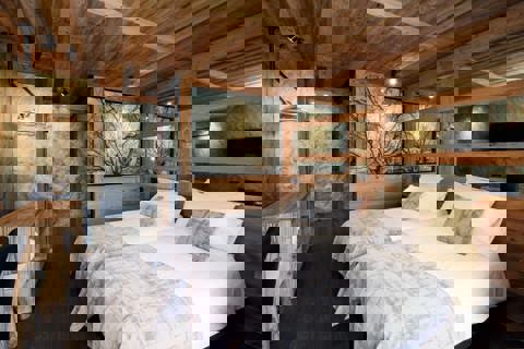 Cote Brune, Les 2 Alpes (hotel) - Typical superior room style