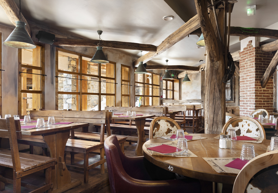 Les Balcons de la Rosiere, La Rosiere (self catered apartments) - La Grange restaurant
