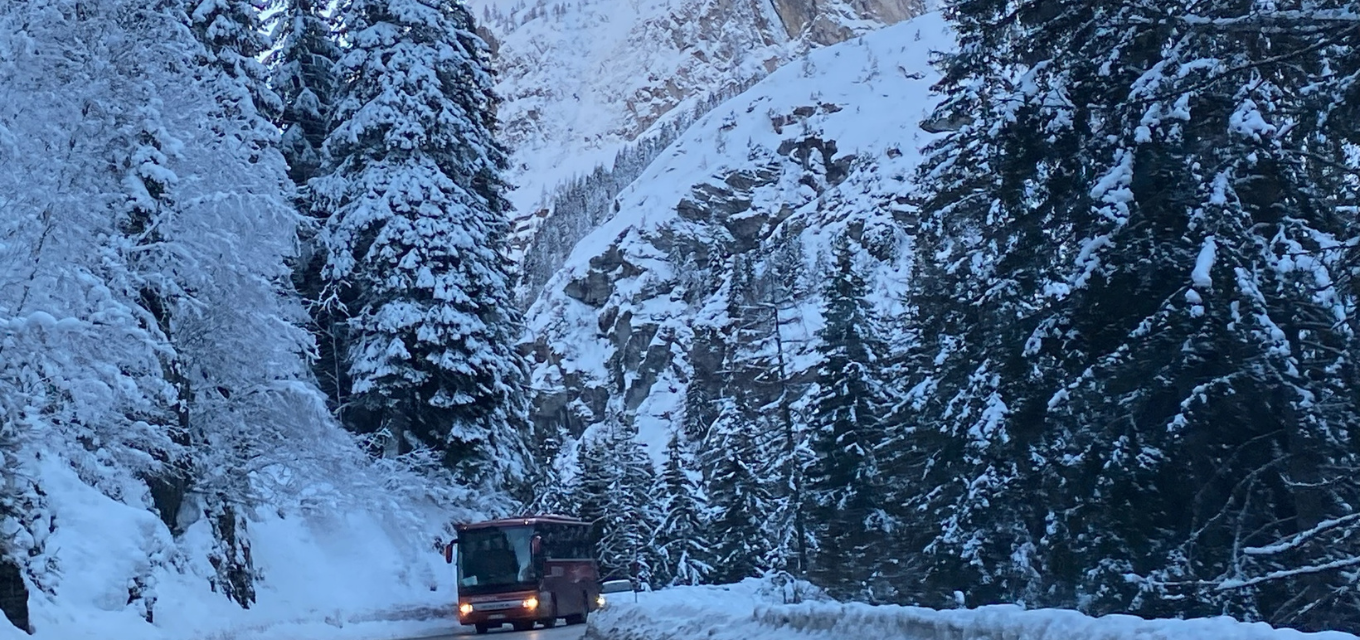 MF BLOG Snowy Road To Tignes
