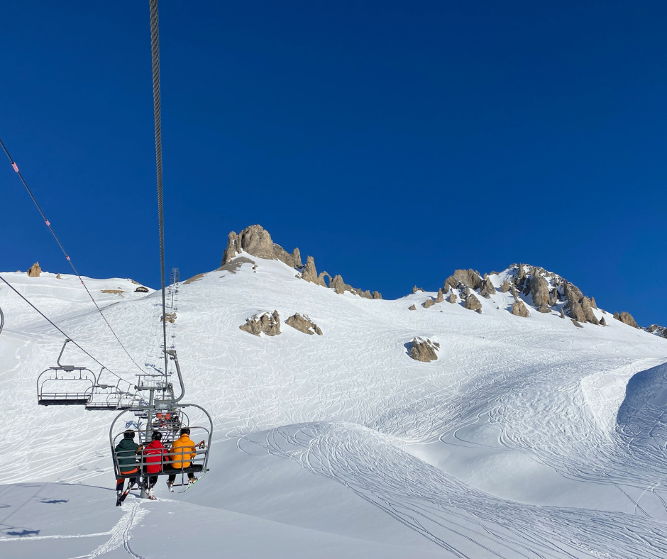 MF BLOG Chairlift To Aiguille Percee