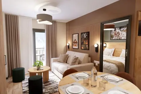 l'Ecrin de Vars, Vars (self catered apartments) - Artists impression