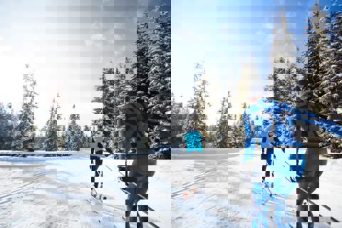 Les Saisies cross country skiing