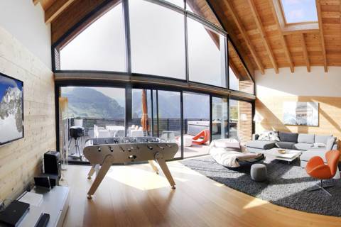 Snow Lodge, Les Deux Alpes (self catered chalet) - Seating area