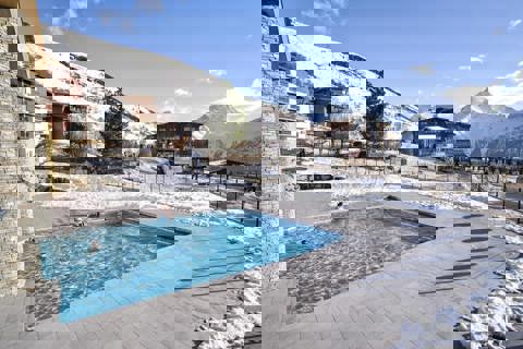 Cretes, Les Deux Alpes (all inclusive hotel) - Outdoor pool