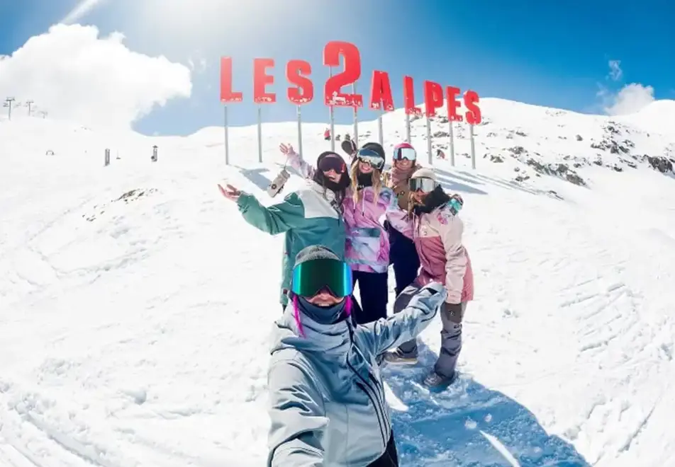 Les Deux Alpes ski resort - Skiing (©Pyrène Duffau)