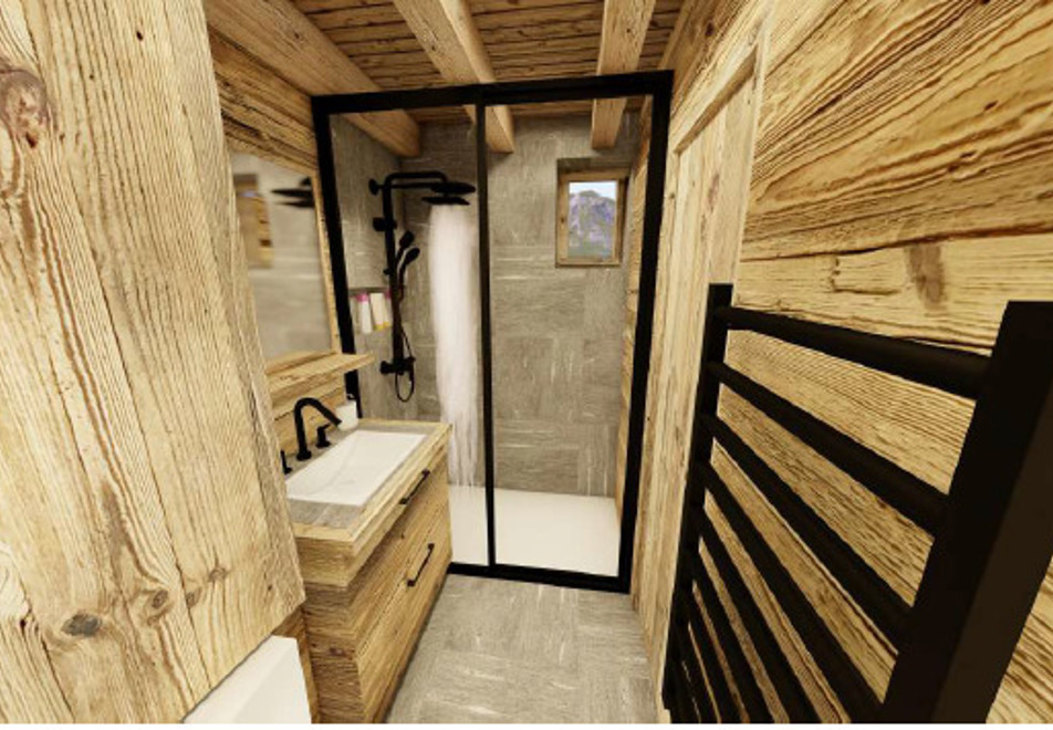 Eperviere apartment, St Martin de Belleville (self catered apartment) - Artists impression