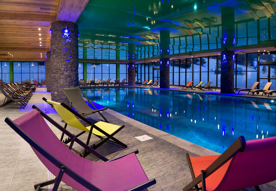 Les Chalets du Flambeau, Val Cenis (self catered apartments) - Indoor Pool