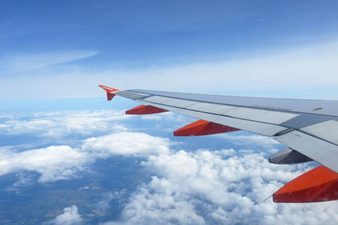 Flying to the French Alps