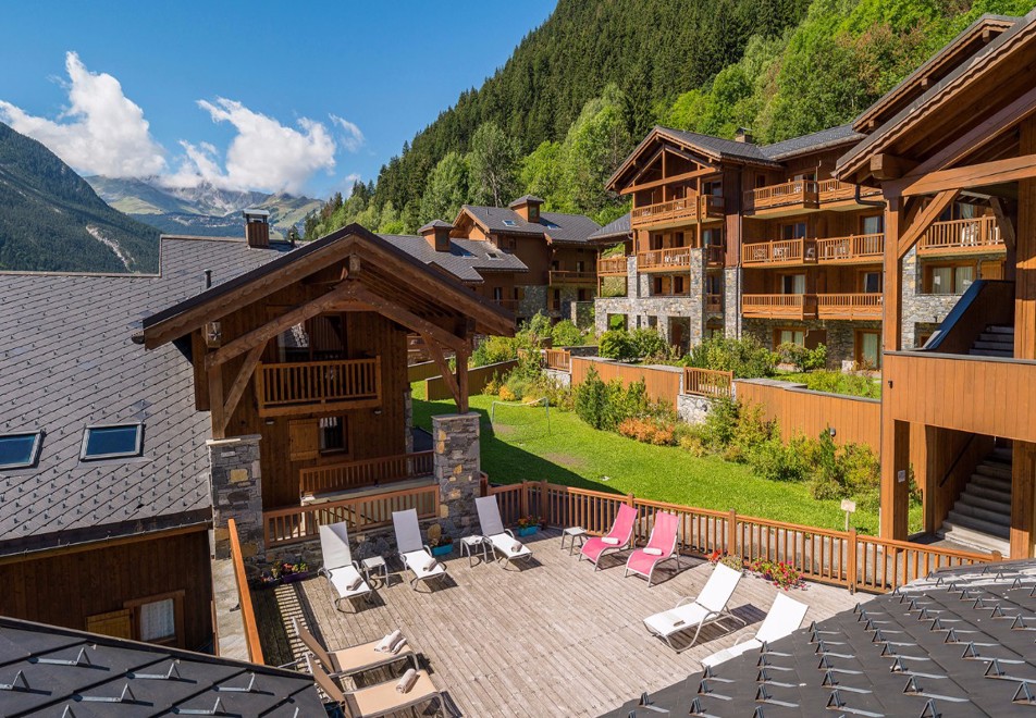 Les Alpages de Champagny, Champagny (self catered apartments) - Sun Terrace