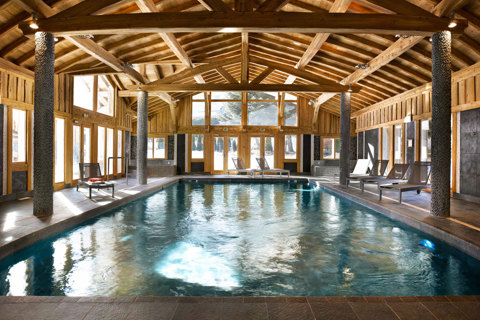Le Hameau de Pierre Blanche, Les Houches (self catered apartments) - Indoor Pool
