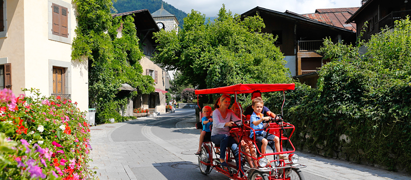 Samoens summer holiday: Try a Pedal Chariot with the family
