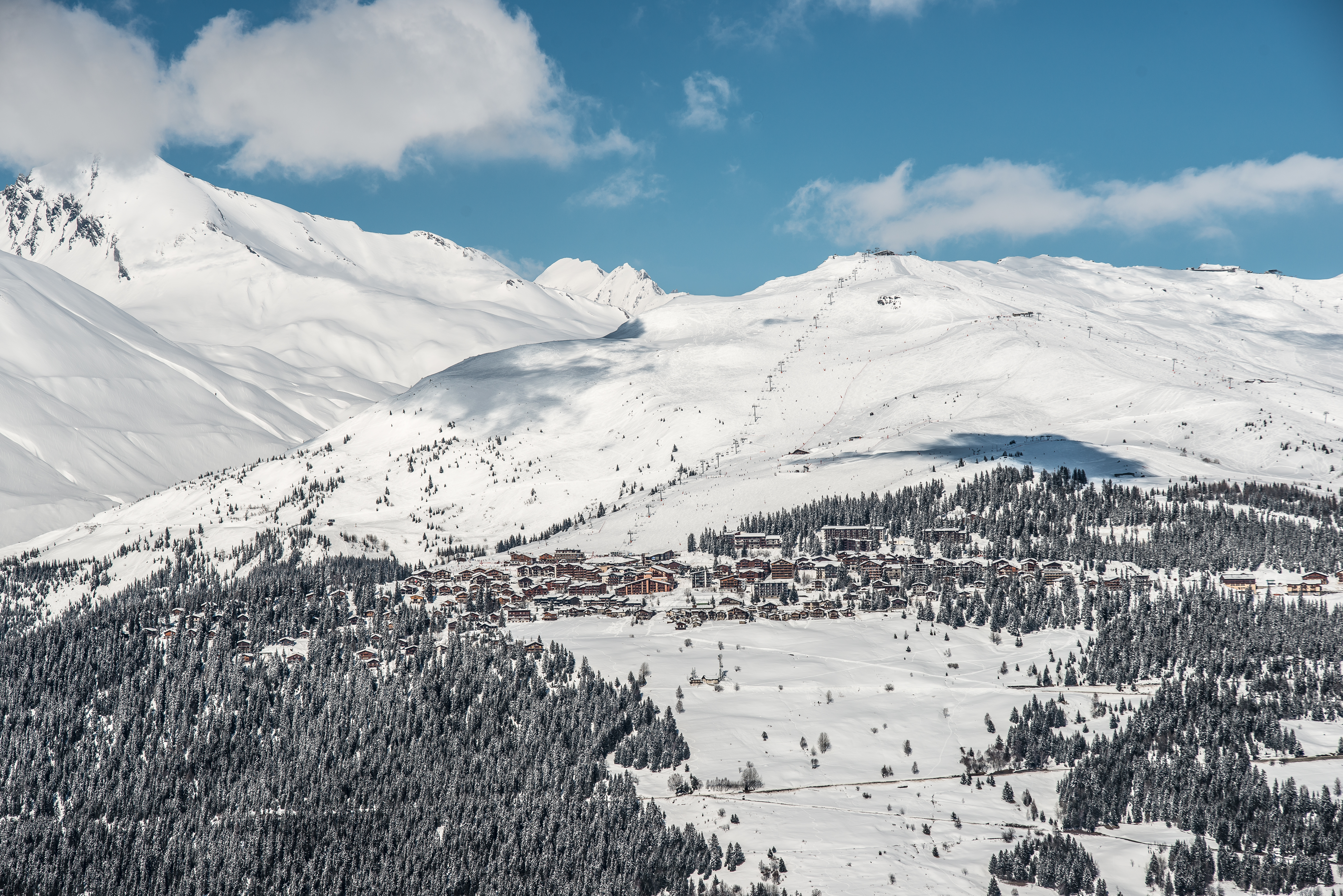 View of La Rosiere Resort