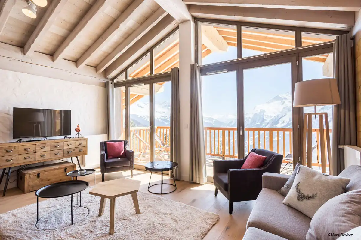 Hameau de Barthelemy, La Rosiere (self catered apartments) - 2 bedroom cabin apartment