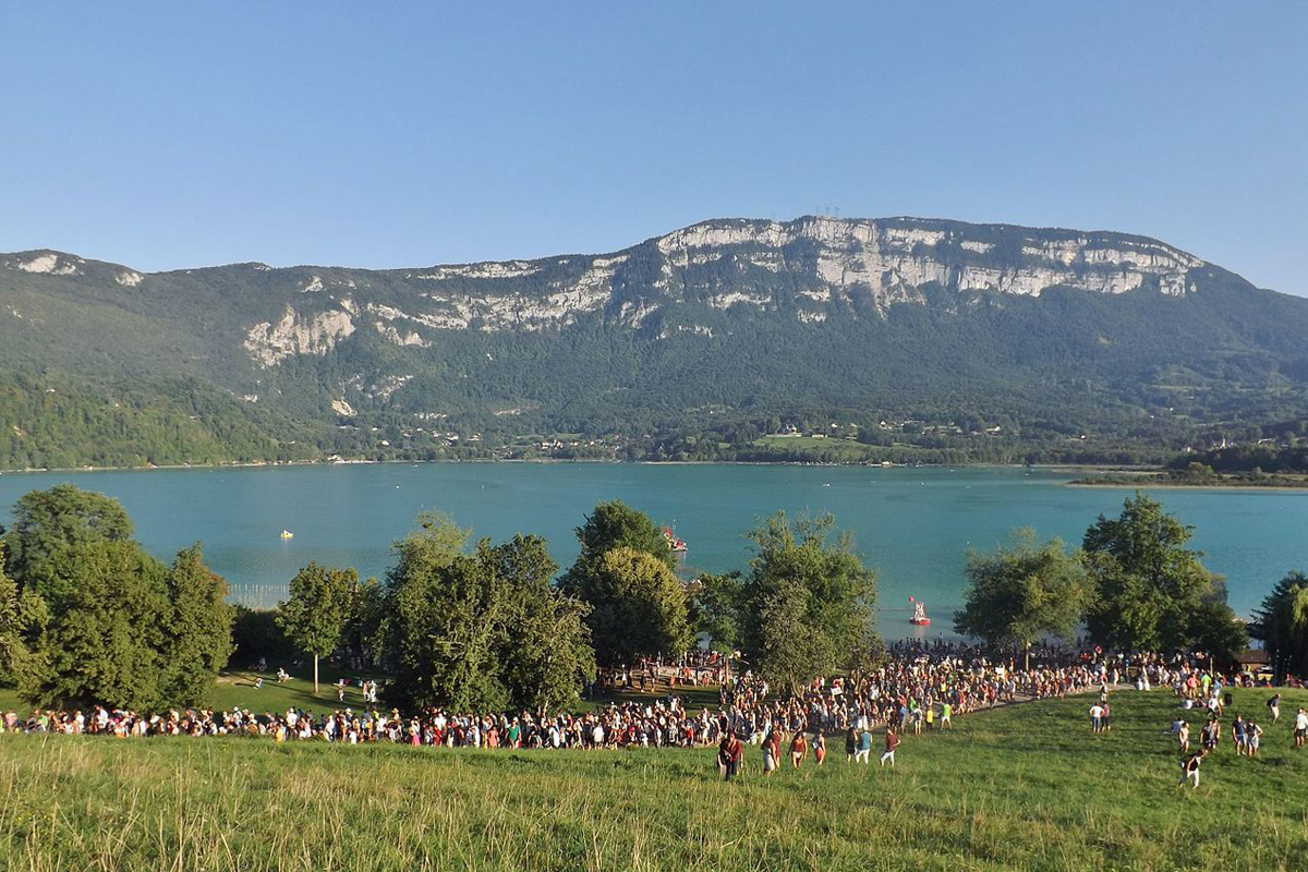 Lake Aiguebelette near Chambery