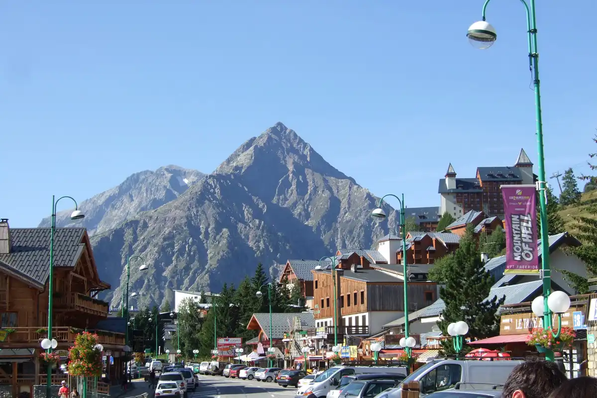Les Deux Alps: the resort