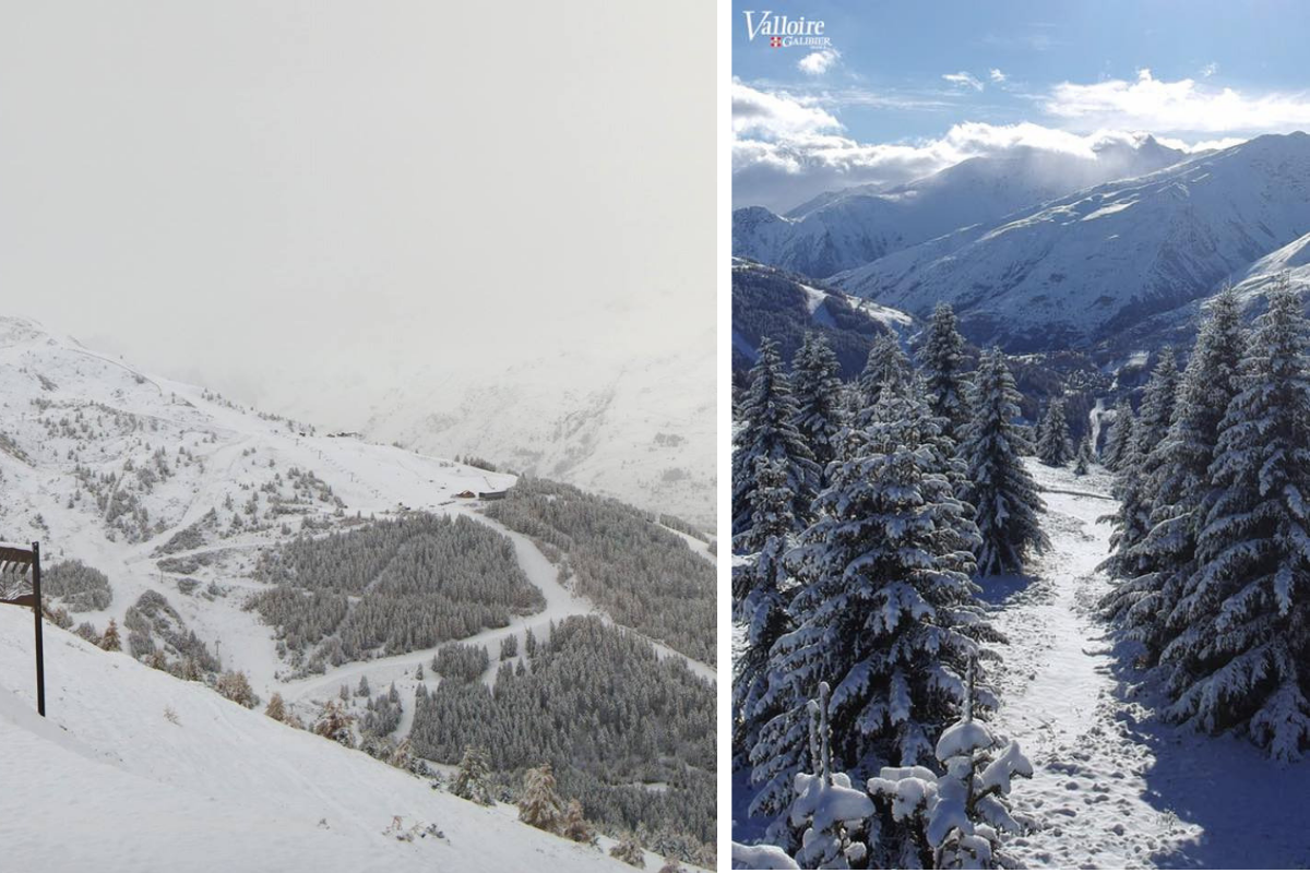 Valloire snow 2018