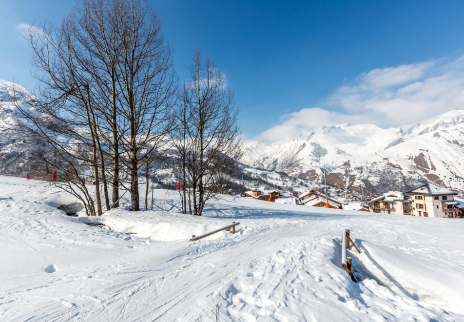 Les Chalets du Gypse, St Martin de Belleville (self catered apartments) - View from apartments