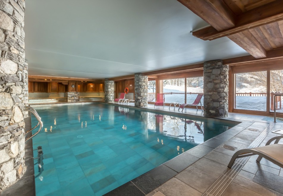 Les Chalets du Gypse, St Martin de Belleville (self catered apartments) - Indoor pool