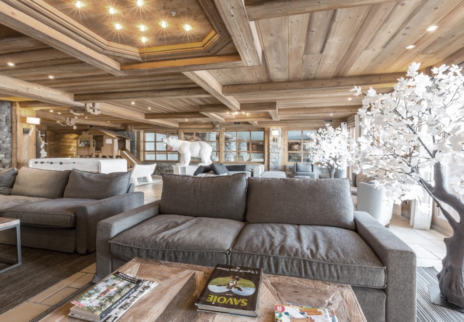 Les Chalets du Gypse, St Martin de Belleville (self catered apartments) - Reception & lounge