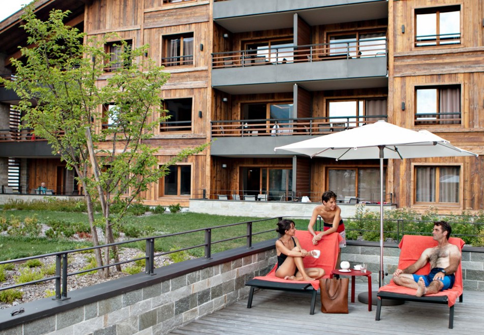 Le Cristal de Jade, Chamonix (self catered apartments) - Terrace