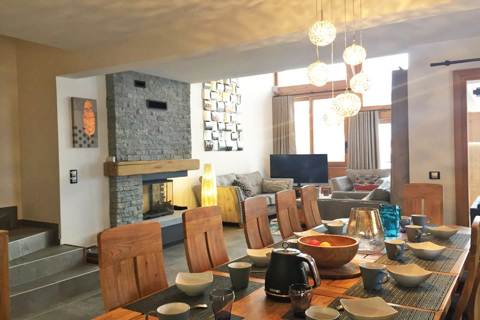 Caseblanche Chalets, St Martin de Belleville (self catered apartments-chalets) - Dining area