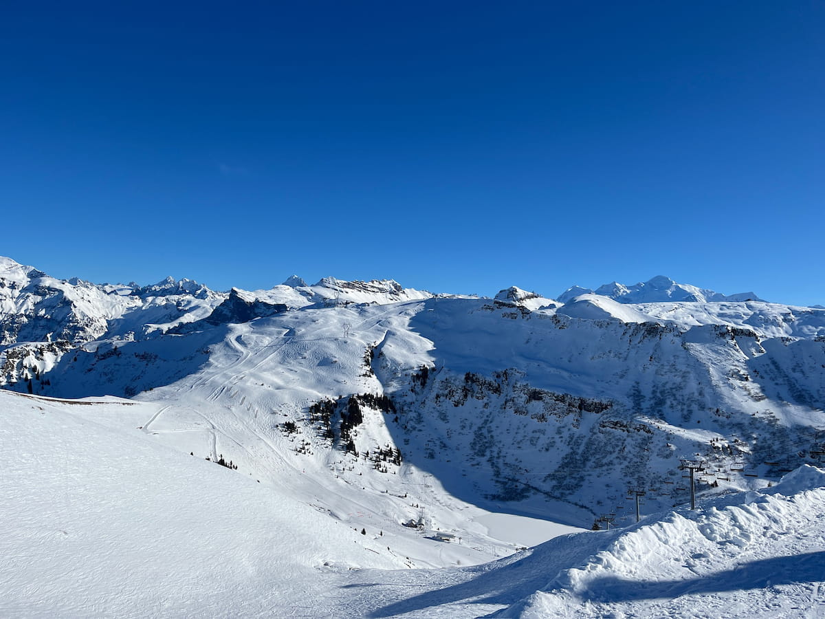 Dolomie Blue Piste From Tete Des Saix ONLY For MF Blog