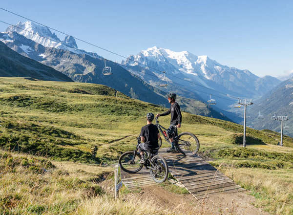 Mountain biking in Vallorcine